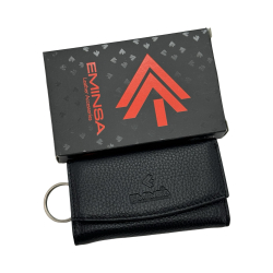 Ключниця шкіряна Eminsa 1505 18-1 чорна