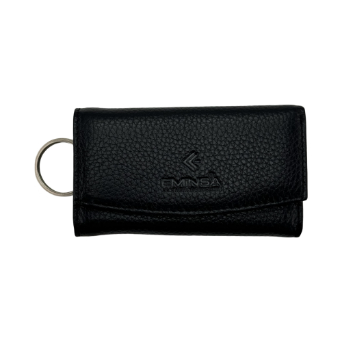 Ключниця шкіряна Eminsa 1505 18-1 чорна