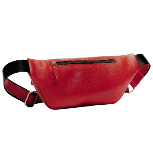 Сумка крос-боді жіноча шкіряна Vittorio Safino VS 030 червона Флотар