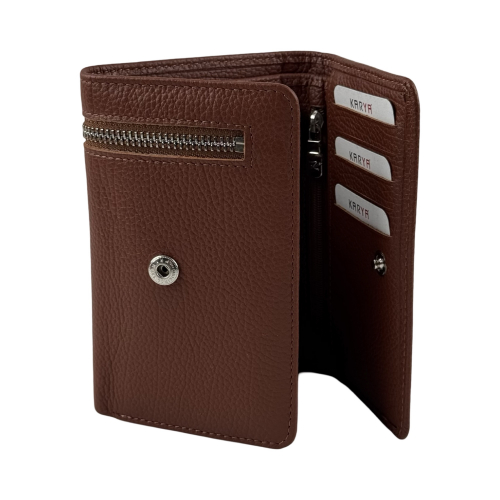 Кошелек женский кожаный Karya 2004-38 коричневый