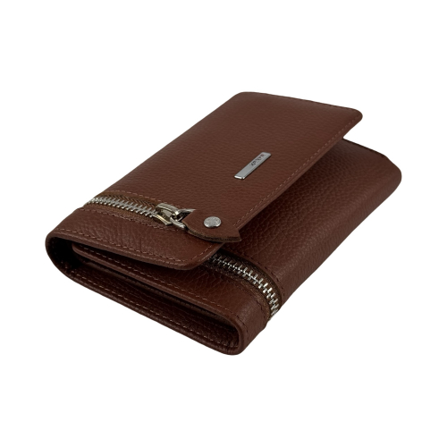 Кошелек женский кожаный Karya 2004-38 коричневый