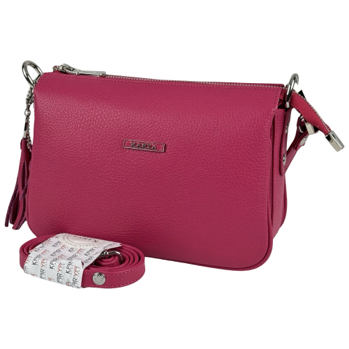 Сумка жіноча шкіряна Karya 5069-244 фуксія