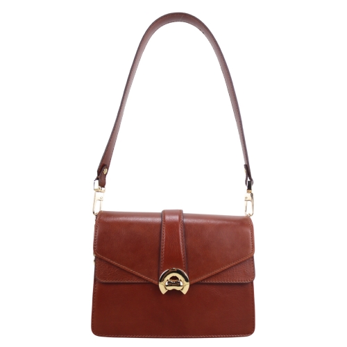 Сумка жіноча шкіряна Karya 2584-615 коричнева