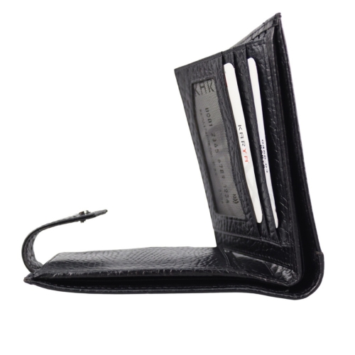 Гаманець чоловічий шкіряний Karya 0456-03 чорний