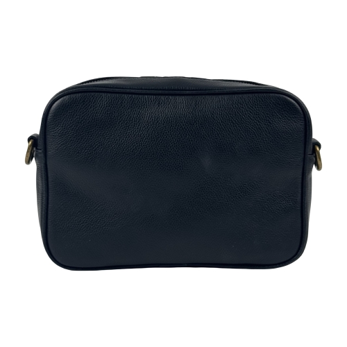 Сумка жіноча шкіряна Vittorio Safino VS 246 чорна Корсика