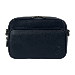 Сумка жіноча шкіряна Vittorio Safino VS 246 чорна Корсика