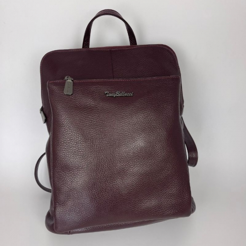 Рюкзак жіночий шкіряний Tony Bellucci 0341 бордовий