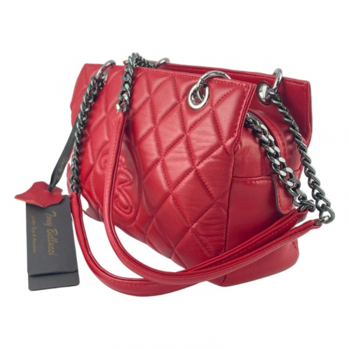 Сумка жіноча шкіряна Tony Bellucci 0462-2008 червона