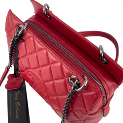 Сумка женская кожаная Tony Bellucci 0462-2008 красная