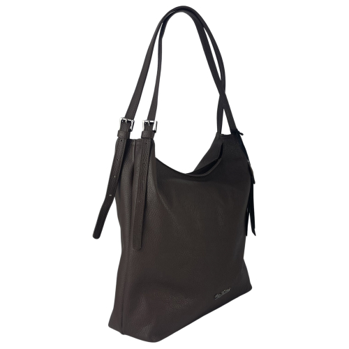 Сумка жіноча шкіряна Tony Bellucci 0404-286 темно-коричнева