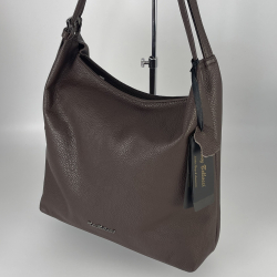 Сумка женская кожаная Tony Bellucci 0404-286 темно-коричневая