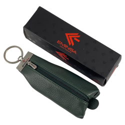 Ключниця шкіряна Eminsa 1588 18-16 зелена