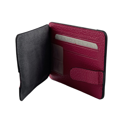 Гаманець картхолдер шкіряний Eminsa 1594 37-18 фуксія
