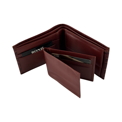 Кошелек мужской под крокодиловую кожу Bond 519-36 коричневый