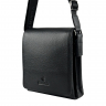 Сумка чоловіча шкіряна Eminsa 6105 37-1 чорна
