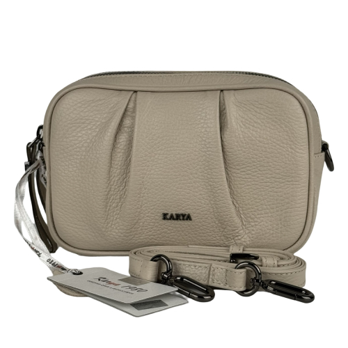 Сумка женская кожаная Karya 2510-13 экрю