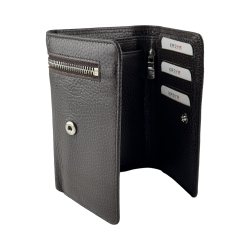 Кошелек женский кожаный Karya 2004-39 темно-коричневый