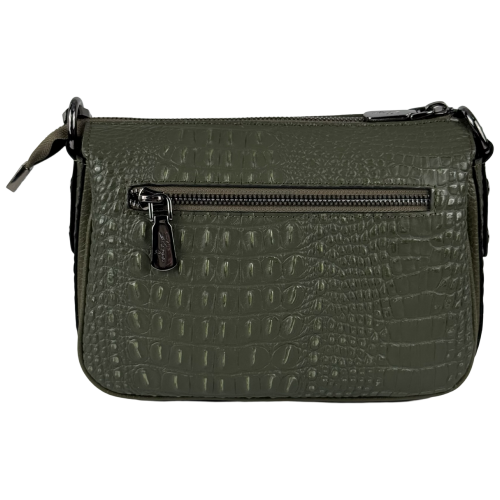 Сумка жіноча шкіряна Karya 5069-634 хакі