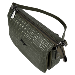 Сумка женская кожаная Karya 5069-634 хаки