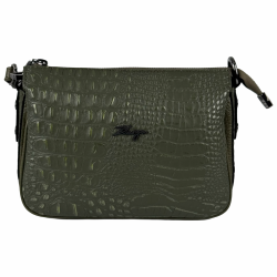 Сумка женская кожаная Karya 5069-634 хаки