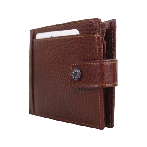 Гаманець чоловічий шкіряний Karya 0456-07 коричневий