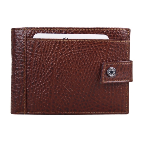 Гаманець чоловічий шкіряний Karya 0456-07 коричневий