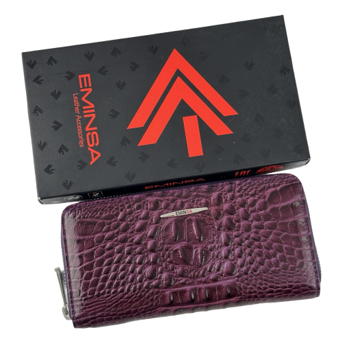 Кошелек женский кожаный Eminsa 2159 15-12 фиолетовый