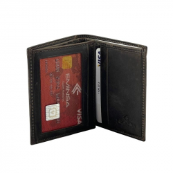 Гаманець чоловічий шкіряний Eminsa 1126 27-3 темно-коричневий