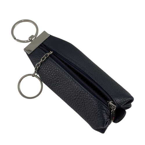 Ключниця шкіряна Eminsa 1588 18-19 темно синя