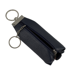 Ключниця шкіряна Eminsa 1588 18-19 темно синя