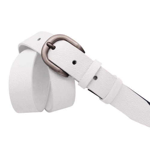 Ремень женский кожаный Кремень 05.30.63.25 120 см белый