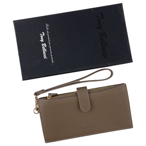 Гаманець-портмоне жіночий шкіряний Tony Bellucci T810-213 світло-коричневий