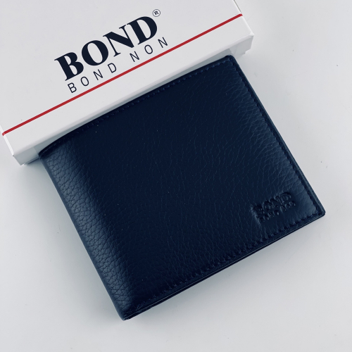Гаманець чоловічий шкіряний Bond Non 531-1170 темно-синій
