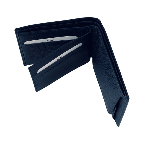 Гаманець чоловічий шкіряний Bond Non 531-1170 темно-синій