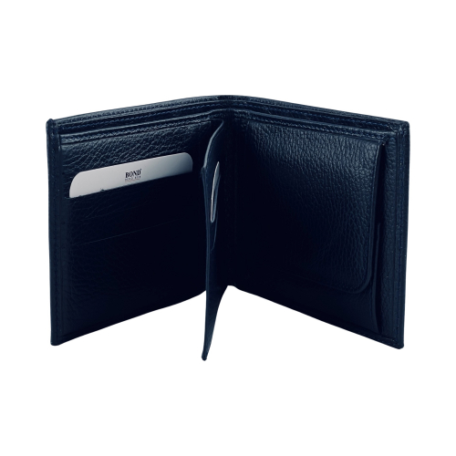 Гаманець чоловічий шкіряний Bond Non 531-1170 темно-синій