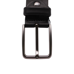 Ремень мужской кожаный Кремень 01407703 135 см Флоренция черный