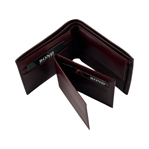 Кошелек мужской под крокодиловую кожу Bond 519-537 коричневый