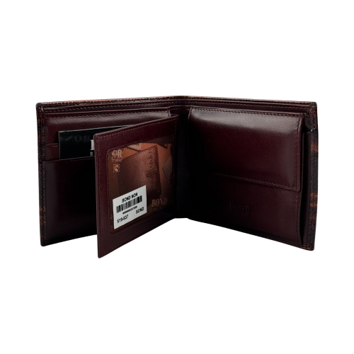 Кошелек мужской под крокодиловую кожу Bond 519-537 коричневый