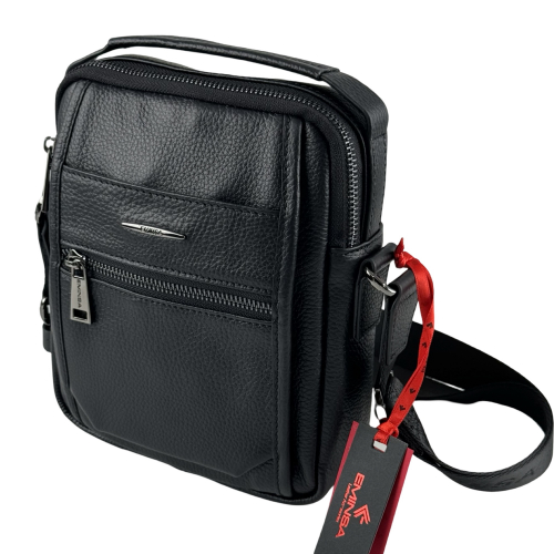 Сумка мужская кожаная Eminsa 6251 37-1 черная