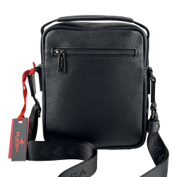 Сумка чоловіча шкіряна Eminsa 6251 37-1 чорна