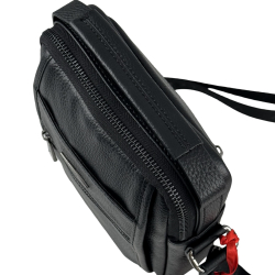 Сумка чоловіча шкіряна Eminsa 6251 37-1 чорна