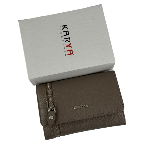 Кошелек женский кожаный Karya 2004-51 бежевый