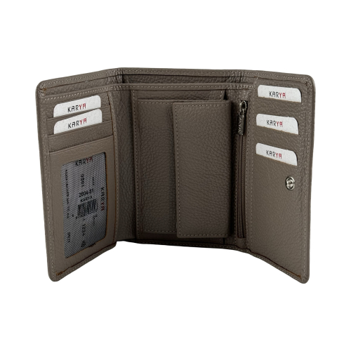 Кошелек женский кожаный Karya 2004-51 бежевый