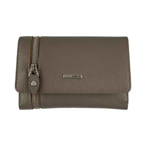 Кошелек женский кожаный Karya 2004-51 бежевый