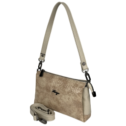 Сумка жіноча шкіряна лакована Karya 5070-571 екрю