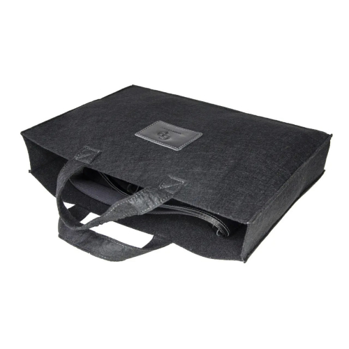 Сумка-слинг мужская кожаная Grande Pelle 742610 черная