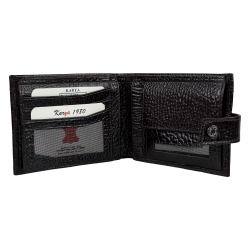 Гаманець чоловічий шкіряний Karya 0456-04 темно-коричневий