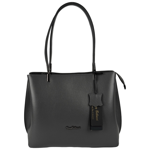 Сумка женская кожаная Tony Bellucci 0283-1032 серая