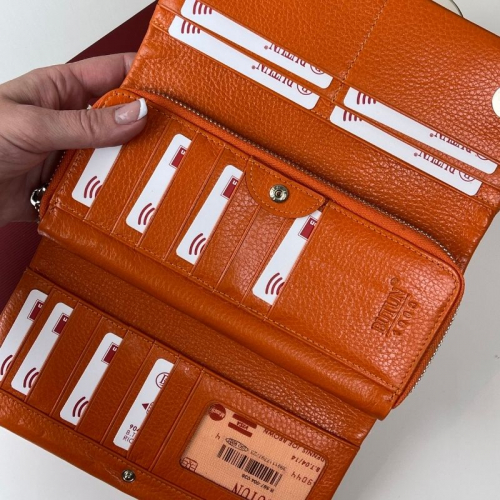 Гаманець жіночий шкіряний Butun 587-004 036 оранжевий