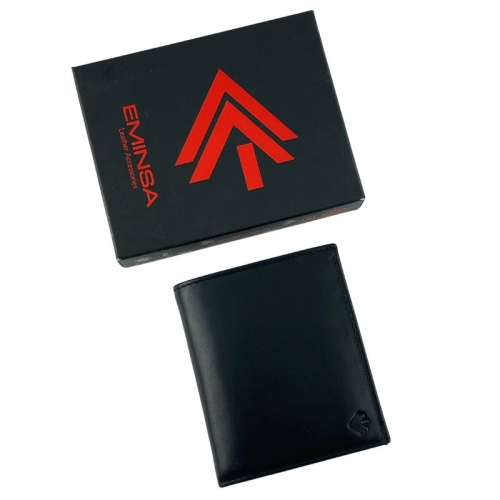 Гаманець чоловічий шкіряний Eminsa 1126 19-1 чорний